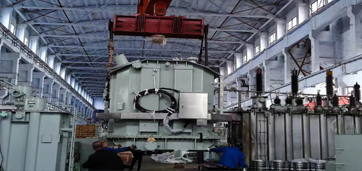 中國電建集團(tuán)10萬千瓦農(nóng)業(yè)光伏電站項(xiàng)目主變SFZ20-240000/220今日啟運(yùn)